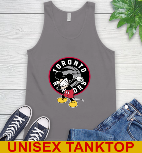 Toronto Raptors NBA Basketball Dabbing Mickey Disney Sports Tank Top 7