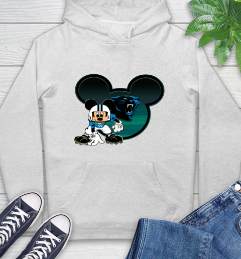 NFL Carolina Panthers Mickey Mouse Disney Football T Shirt Hoodie