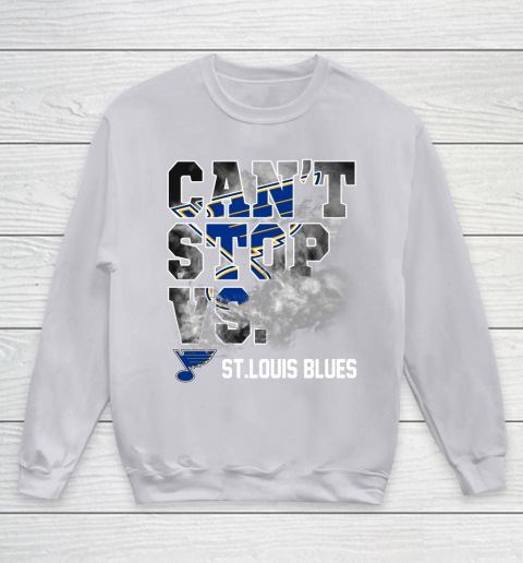 NHL St.Louis Blues Hockey Can't Stop Vs Youth Sweatshirt 3