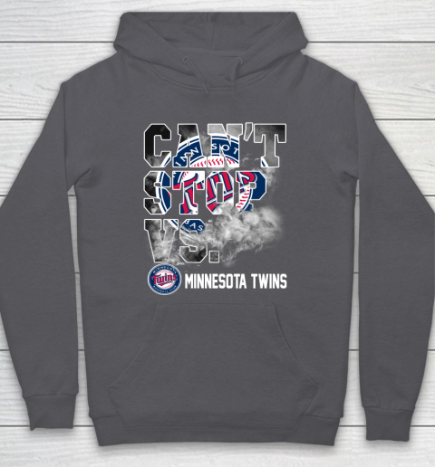 MLB Minnesota Twins Baseball Can't Stop Vs Twins Hoodie 4