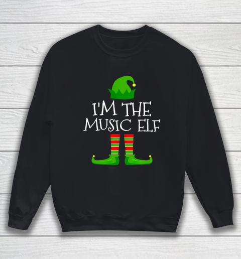I m the Music Elf Family Matching Christmas Pajama Gifts Sweatshirt