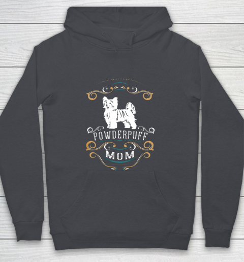 Dog Mom Shirt Powderpuff Mom Chinese Crested Dog Youth Hoodie 5