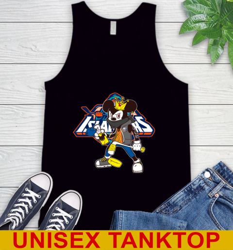 New York Islanders NHL Hockey Mickey Peace Sign Sports Tank Top 2