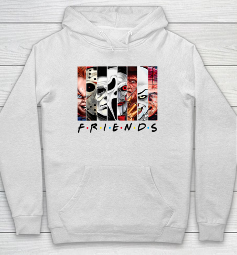Funny Horror Friends Scary Movies Halloween Hoodie