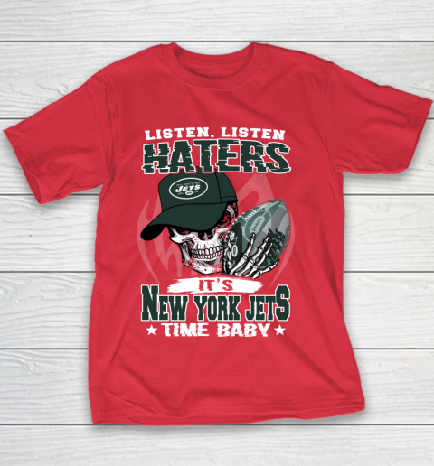 Listen Haters It is JETS Time Baby NFL Youth T-Shirt 7