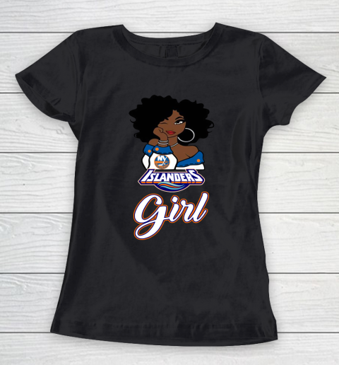 New York Islanders Girl NHL Women's T-Shirt 2