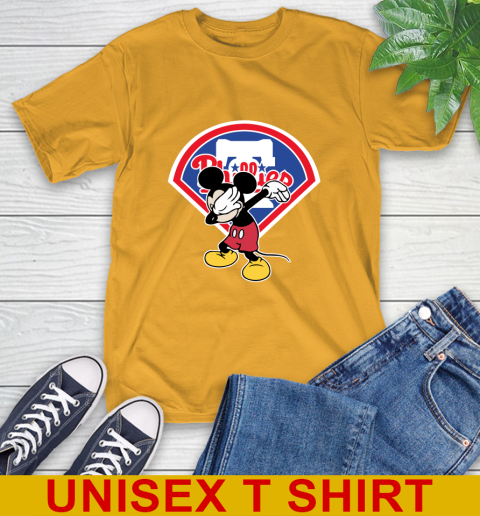 Philadelphia Phillies MLB Baseball Dabbing Mickey Disney Sports T-Shirt 3