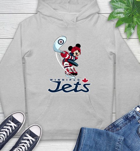 NHL Hockey Winnipeg Jets Cheerful Mickey Mouse Shirt Hoodie 6