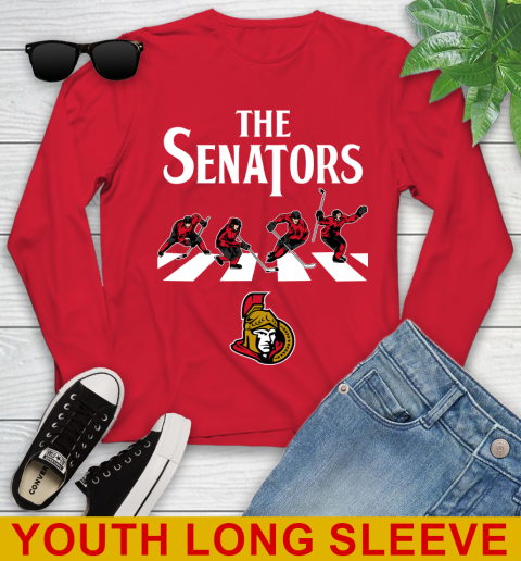 NHL Hockey Ottawa Senators The Beatles Rock Band Shirt Youth Long Sleeve 11