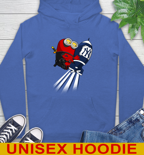 MLB Baseball New York Yankees Deadpool Minion Marvel Shirt Hoodie 9