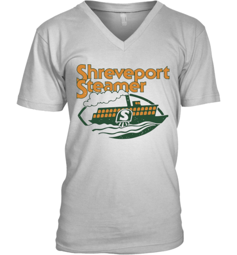 Shreveport Steamer Football V-Neck T-Shirt