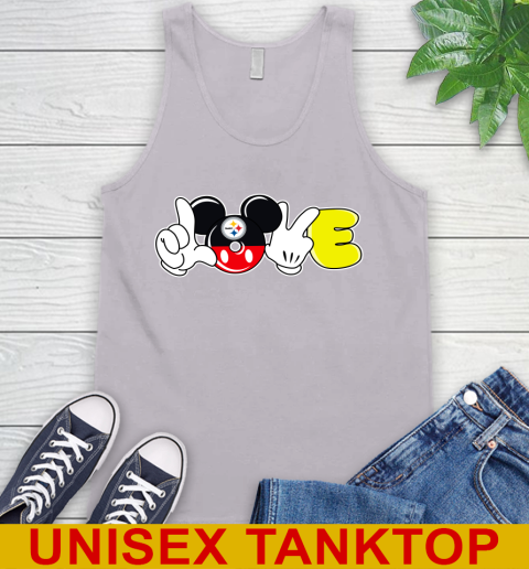 Pittsburgh Steelers NFL Football Love Mickey Disney Sports Tank Top 4
