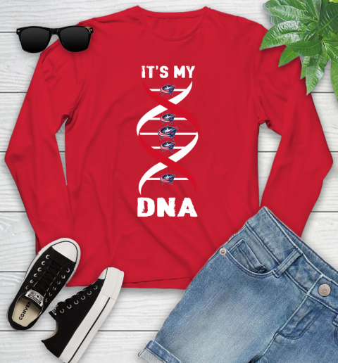 Columbus Blue Jackets NHL Hockey It's My DNA Sports Youth Long Sleeve 11