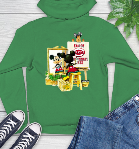 MLB Baseball Cincinnati Reds Mickey Drawing Shirt 21