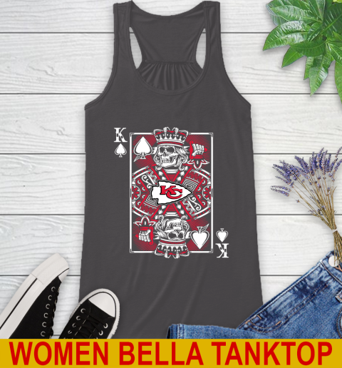 Kansas City Chiefs NFL Football The King Of Spades Death Cards Shirt Racerback Tank 10