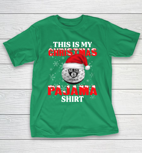 Brooklyn Nets This Is My Christmas Pajama Shirt NBA T-Shirt 5