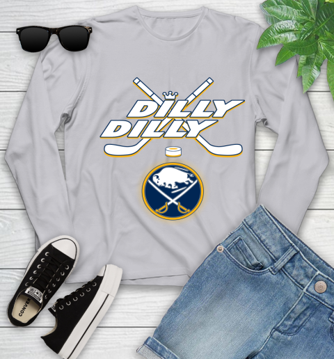 NHL Buffalo Sabres Dilly Dilly Hockey Sports Youth Long Sleeve 5