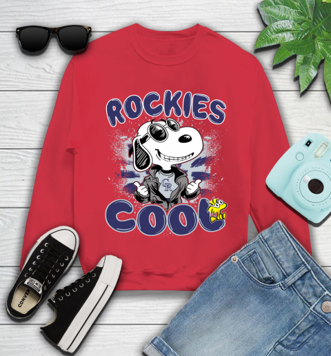 MLB Baseball Colorado Rockies Cool Snoopy Shirt Youth Sweatshirt 7 MLB Baseball Colorado Rockies Cool Snoopy Shirt Youth Sweatshirt - Image 7