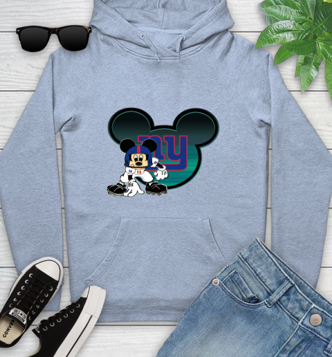NFL New York Giants Mickey Mouse Disney Football T Shirt Youth Hoodie 10
