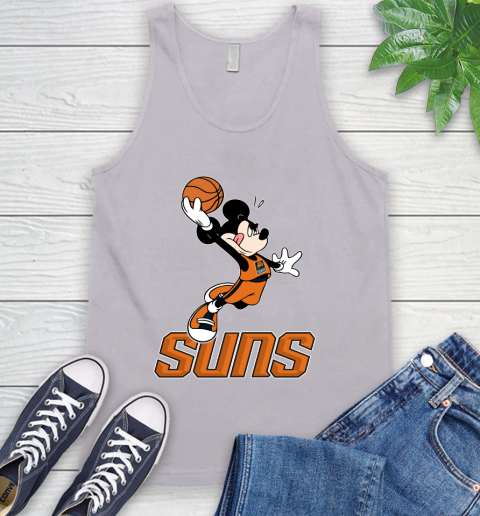 NBA Basketball Phoenix Suns Cheerful Mickey Mouse Shirt Tank Top 4