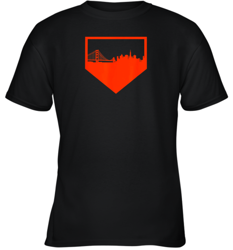 San Francisco Baseball Vintage SF Pride The City Giant Gift Youth T-Shirt