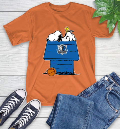 Dallas Mavericks NBA Basketball Snoopy Woodstock The Peanuts Movie T-Shirt 5