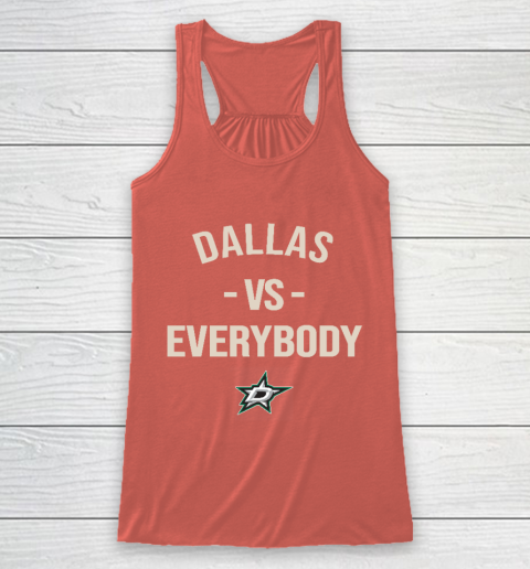 Dallas Stars Vs Everybody Racerback Tank 3