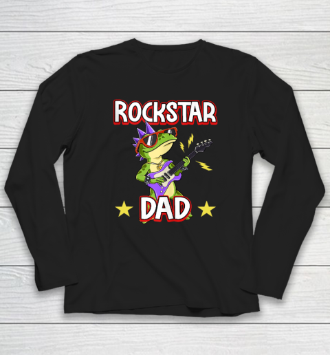 Mens Rockstar Dad Long Sleeve T-Shirt
