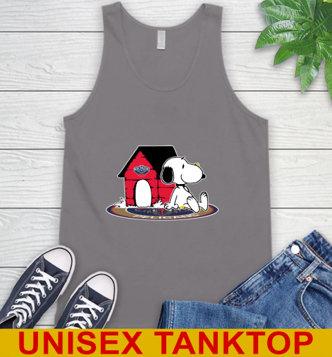 NBA Basketball New Orleans Pelicans Snoopy The Peanuts Movie Shirt Tank Top 7