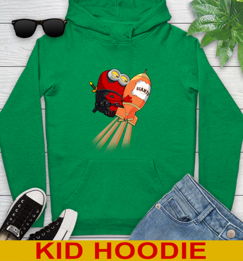 MLB Baseball San Francisco Giants Deadpool Minion Marvel Shirt Youth Hoodie 8