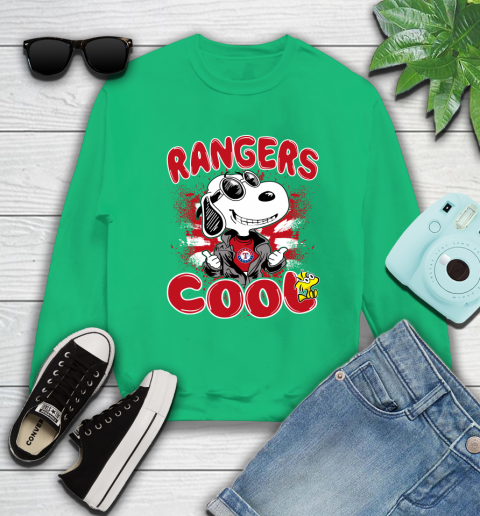 MLB Baseball Texas Rangers Cool Snoopy Shirt Sweatshirt 7