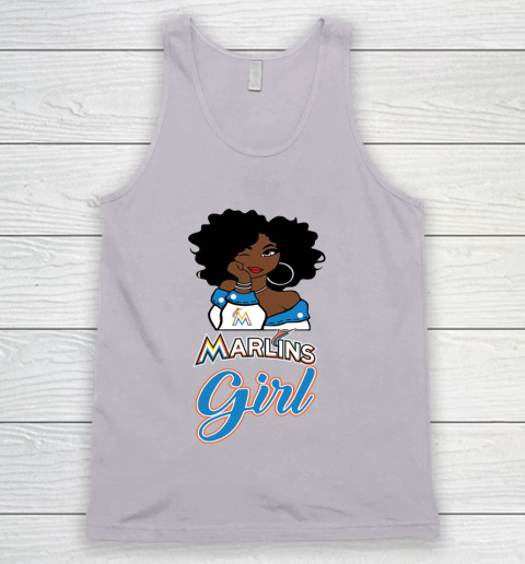 Miami Marlinss Girl MLB Tank Top 4