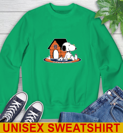 MLB Baseball Detroit Tigers Snoopy The Peanuts Movie Shirt Sweatshirt 6