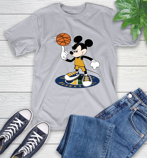 NBA Basketball Utah Jazz Cheerful Mickey Disney Shirt T-Shirt 6