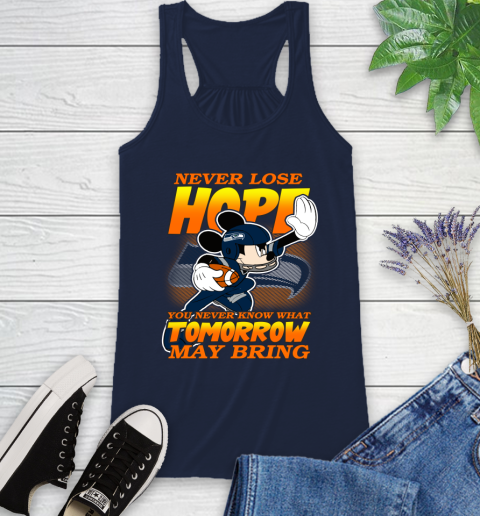 Seattle Seahawks NFL Football Mickey Disney Never Lose Hope Racerback Tank 10