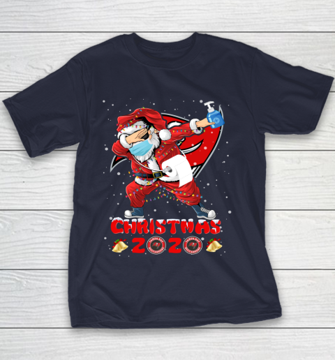 Tampa Bay Buccaneers Funny Santa Claus Dabbing Christmas 2020 NFL Youth T-Shirt 2