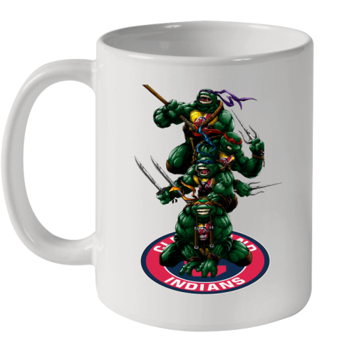 MLB Baseball Cleveland Indians Teenage Mutant Ninja Turtles Shirt Ceramic Mug 11oz