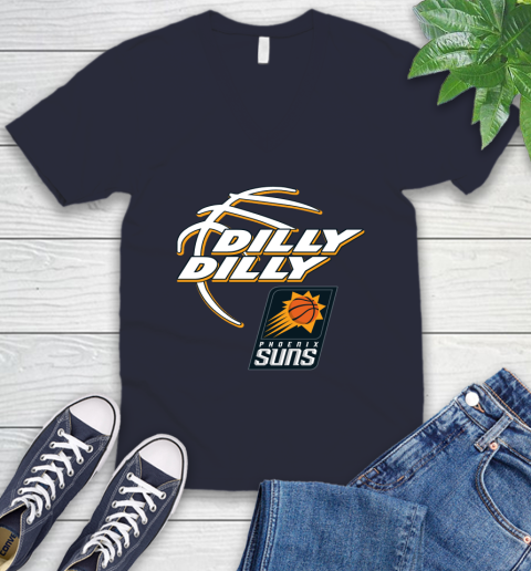 NBA Phoenix Suns Dilly Dilly Basketball Sports V-Neck T-Shirt 3