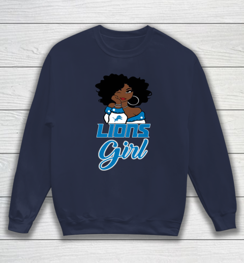 Detroit Lions Girl NFL Sweatshirt 3