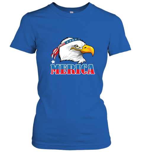 Eagle Mullet 4th Of July American Flag Merica USA Women's T-Shirt