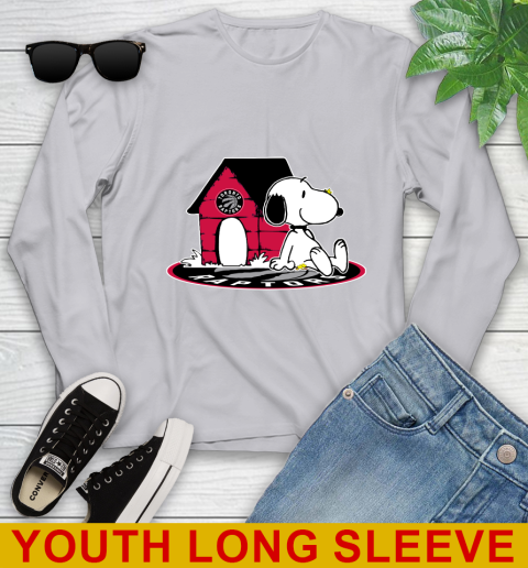 NBA Basketball Toronto Raptors Snoopy The Peanuts Movie Shirt Youth Long Sleeve 6