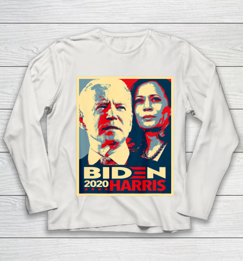 Joe Biden Kamala Harris Hope  Biden Harris 2020 Youth Long Sleeve 11