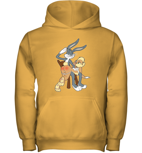 l1lc bugs bunny spanking lola bunny furry shirts youth hoodie 43 front gold