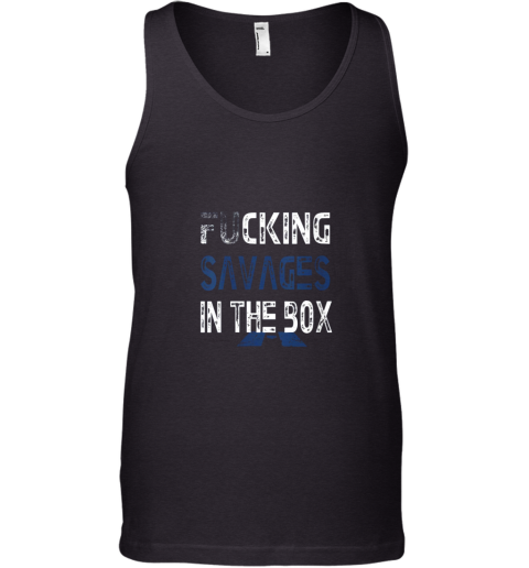 Vintage Savages In the Box Shirt aseball Fans Tank Top