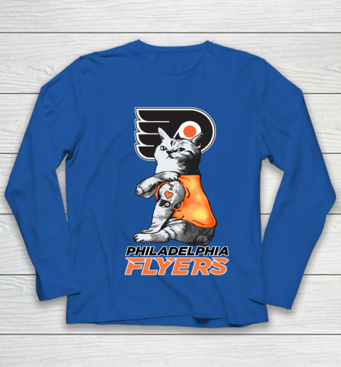 NHL My Cat Loves Philadelphia Flyers Hockey Youth Long Sleeve 7
