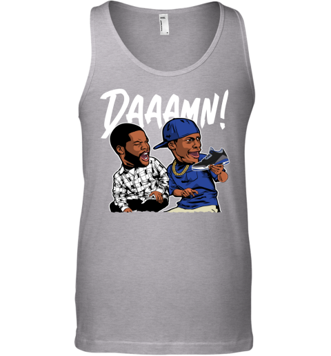 Air Jordan 3 Sport Blue Matching Sneaker Tshirt Daaamn Meme 2 Blue and Black Jordan Shirt