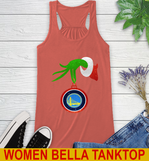 Golden State Warriors Grinch Merry Christmas NBA Basketball Racerback Tank 4