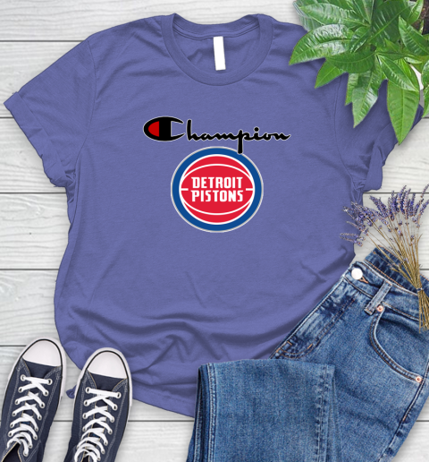 NBA Basketball Detroit Pistons Champion Shirt Women's T-Shirt 12