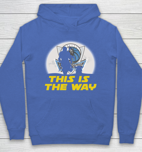 Dallas Mavericks NBA Basketball Star Wars Yoda And Mandalorian This Is The Way Hoodie 6