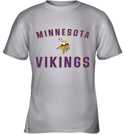 Minnesota Vikings NFL Line Gray Victory Youth T-Shirt 